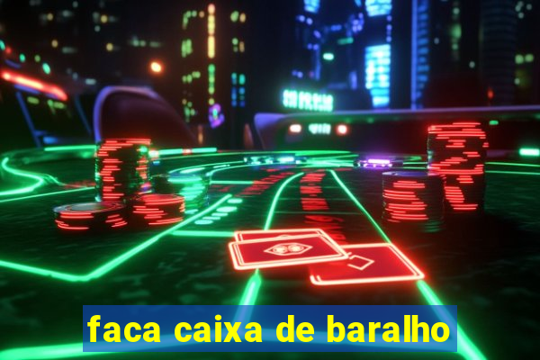 faca caixa de baralho